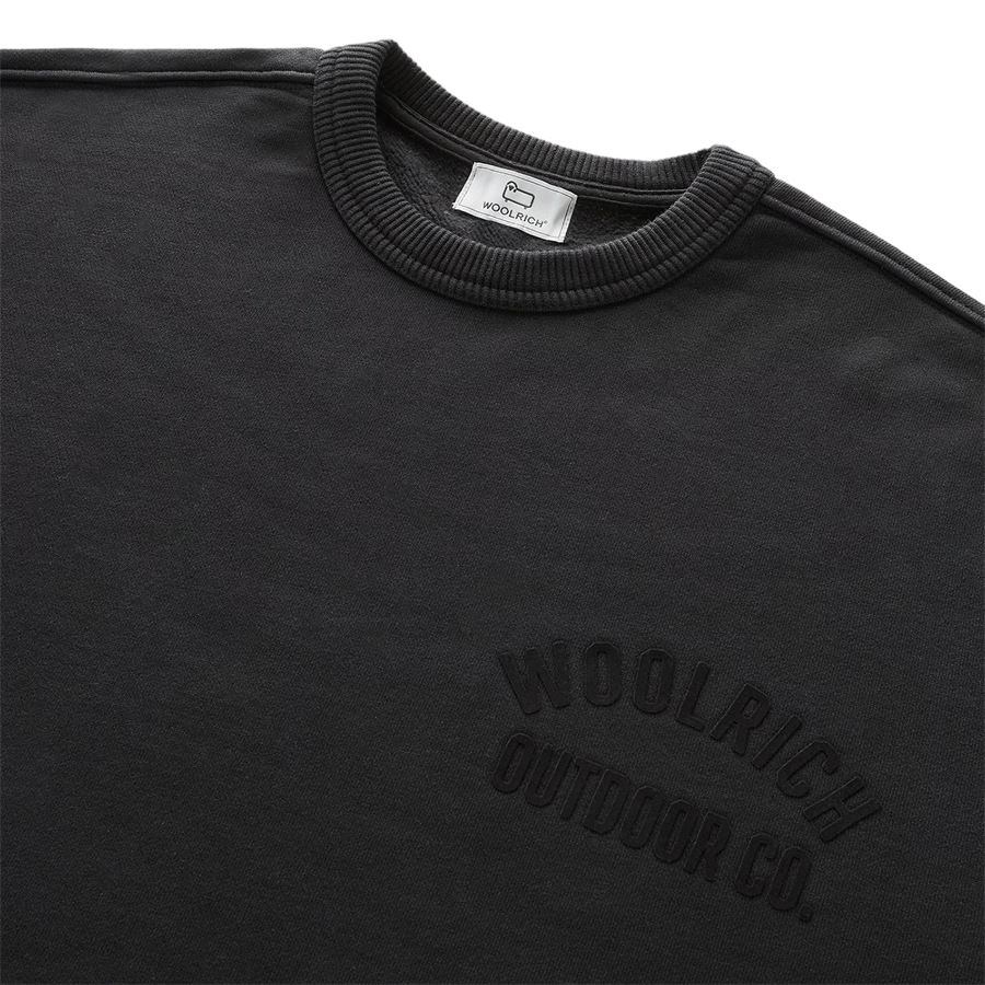 ORGANIC COTTON SCRIPT CREWNECK Woolrich | CFWOSW0216100